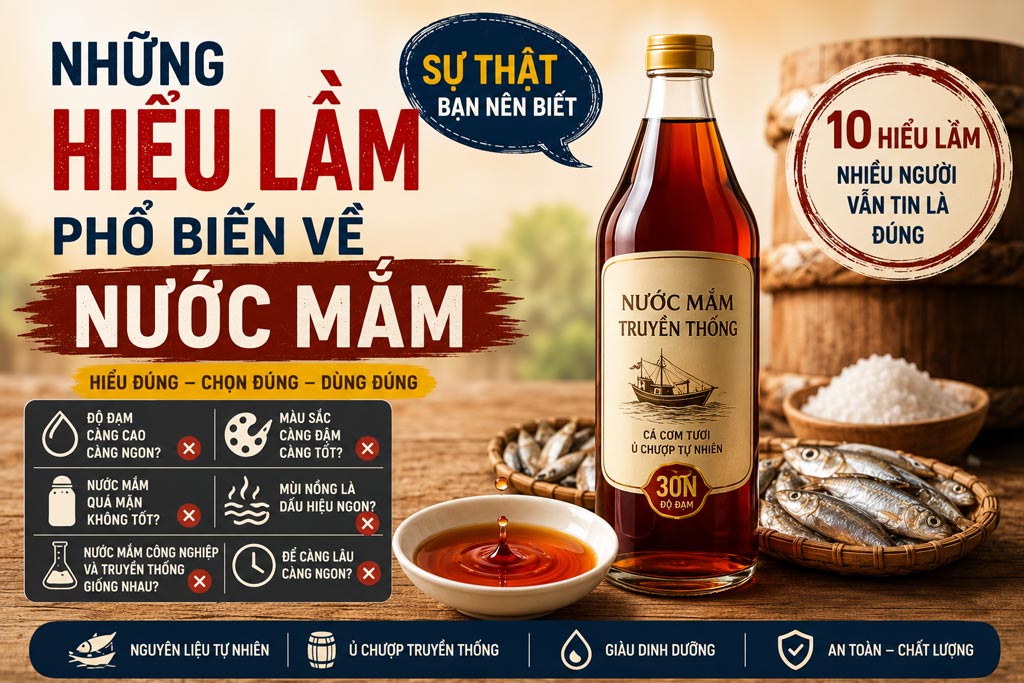 10 Hiểu Lầm Phổ Biến Về Nước Mắm – Sự Thật Không Phải Ai Cũng Biết